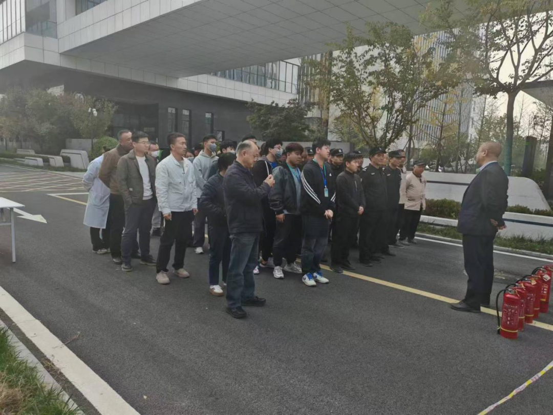 消防“大練兵” | 西電科技園開展冬季消防演練活動